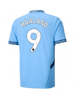 Manchester City Erling Haaland #9 Replika Hemmakläder 2024-25 Kortärmad